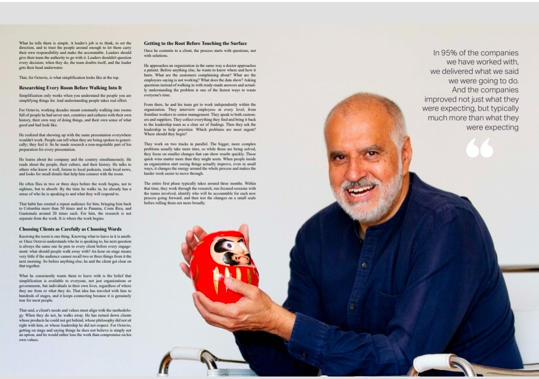 Reportaje «Redefining Organizational Excellence Through the Power of Simplicity», página 3 de 5